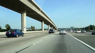 Driving on Highway 5 to San Diego.