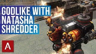 War Robots Best Setup: Natasha Avenger Punisher - The SHREDDER | GODLIKE Gameplay