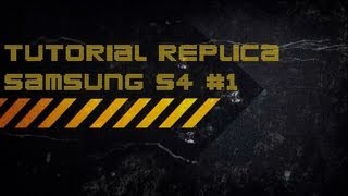 Solução logo samsung galaxy S4 replica - tutorial #1