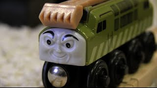 Flying Scotsman vs. Diesel 10 | Claw of the Law Scenes - Thomas Wooden Railway Adventures Movie Clip