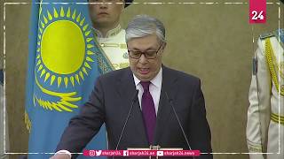 New Kazakh president Kassym-Jomart Tokayev sworn in