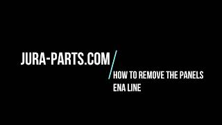 How to open Jura ENA3-ENA4-ENA5-ENA7-ENA9 Coffee Machines