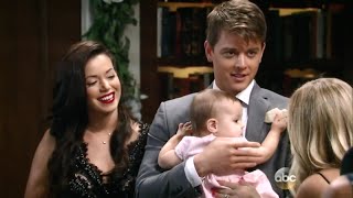 ~GH~ Michael and Sabrina reunite with Avery 09/08/15 (2/2)