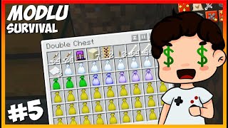 SKELETON MOB FARMI _ ARTIK ZENGİNİM ? - Modlu Survival 2020 - #5