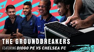 Diogo Pé Plays FIFA With His Feet Against Willian, Emerson and Jorginho