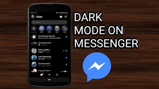 Facebook Messenger Dark Mode*Tagalog