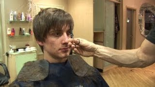 Men's Hairstyle For Medium Hair, How To Cut Hair In Layers ✂ Short Choppy Haircut Tutorial