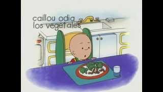 CAILLOU ODIA LOS VEGETALES