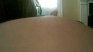 Kicking Baby 36 weeks/ 9 months pregnant belly