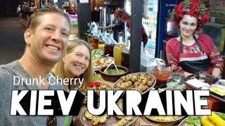Kyiv Ukraine Metro | Local Food & Drinking Homebrews | Drunk Cherry?|☕One Love Espresso (Kiev)