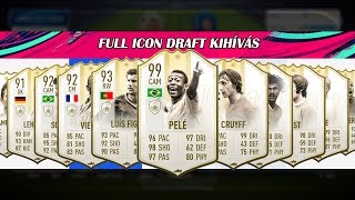 FULL ICON DRAFT KIHÍVÁS - FIFA 19 FUT DRAFT