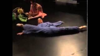 Lucia Lacarra warming up