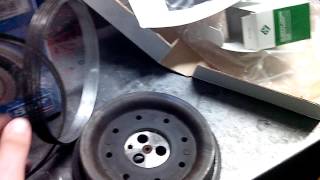 Вышедший из строя шкив коленвала Ford Mondeo mk3 TDCi / Failed crankshaft pulley