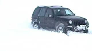 jeep liberty in snow