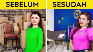 MAKEOVER RUANGAN || Ide Dekor DIY Fantastis oleh 123 GO Like!