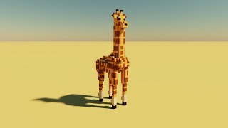 ? Voxel Feb: Giraffe [MagicaVoxel]