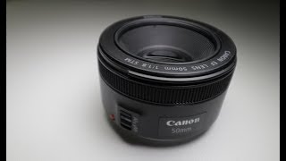 佳能50mm f1.8 stm小痰盂定焦镜头开箱！