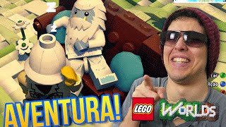 LEGO Worlds PT BR #02 - ELE ROUBOU A NOSSA CASA !!!!!!