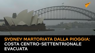 Sydney martoriata dalla pioggia: costa centro-settentrionale evacuata