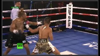 Major boxing upset at Top Rank bantamweight main card