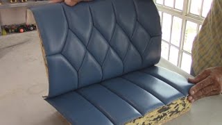 Blind Stiches on Diamond Figures- Upholstery Basics