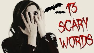 13 Scary Words  ?   | Useful Vocabulary Lesson