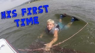 7 YEAR OLD WAKEBOARDING!