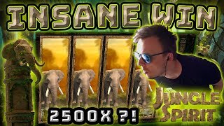 RECORD HUGE WIN on Jungle Spirit - 5€ Bet!