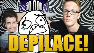 DEPILATION CHALLENGE !! - Subscriber milestone - 50k | VADAK