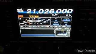 Como ver 60 mts en Yaesu FTDX-1200