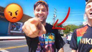 Jake Paul's friend Chad attacked me! (Not click bait)
