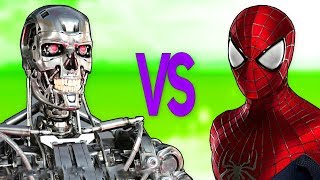 ЧЕЛОВЕК ПАУК VS ТЕРМИНАТОР | СУПЕР РЭП БИТВА | Spiderman Movie фильм ПРОТИВ Terminator Game