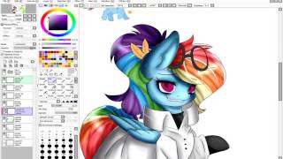Speedpaint MLP - Rainbow Factory