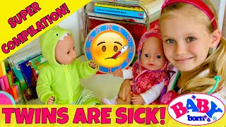 ?Baby Born Twins Are Sick! ?Emma & Ethan Visit Dr. Skye! ??‍⚕️Super Compilation: All 3 PARTS!?