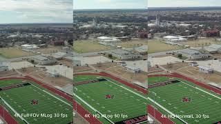 Mavic 2 pro comparison of full fov,Hq Dlog and Hq normal video