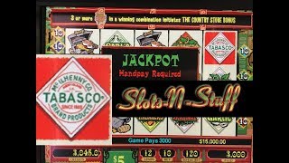 Tabasco Slot Machine Bonus Rounds Jackpot