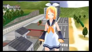 [MMD Giantess] Rin Growth