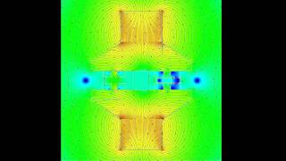 My Bill Müller motor/generator animation with/without iron cores - Vizimag simulation