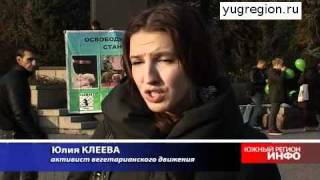 Абсолютные вегетарианцы провели в Ростове пикет