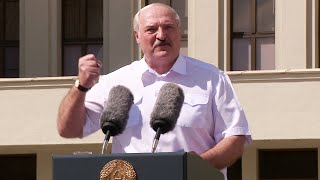 Лукашенко: Даже когда я буду мёртвым, я этого не позволю вам! Митинг в Минске