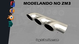 Zmodeler 3 :: Modelando Biqueira 3 Pontas para Escape
