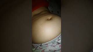Belly inflation before sleep