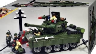 Enlighten 탱크 QM-823 Tanks 레고 호환 전쟁 밀리터리 전투 장갑차 조립 리뷰 Lego Combat Zones Tank Vehicles