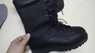 Канадские берцы из кожи бизона prospector.