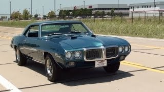 Test Driving 1969 Pontiac Firebird 400 V8 Four-Speed