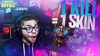 1 KILL = 1 SKIN FOR THIS LITTLE KID SUBSCRIBER! "BEST BIRTHDAY EVER" FORTNITE BATTLE ROYALE! OMG ?