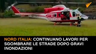 Nord Italia: continuano lavori per sgombrare le strade dopo gravi inondazioni