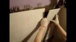 Применение системы быстрой укладки плитки на стены формат плитки 250*400