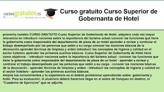 curso organizacion de eventos gratis
