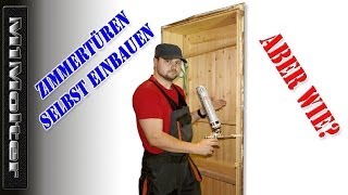 Zimmertüren selbst einbauen (Tür montieren Anleitung) von M1Molter